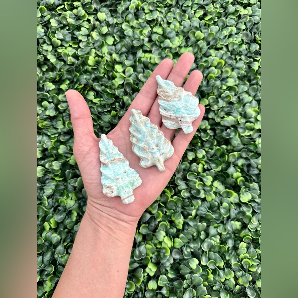 Blue Caribbean calcite tree (one)